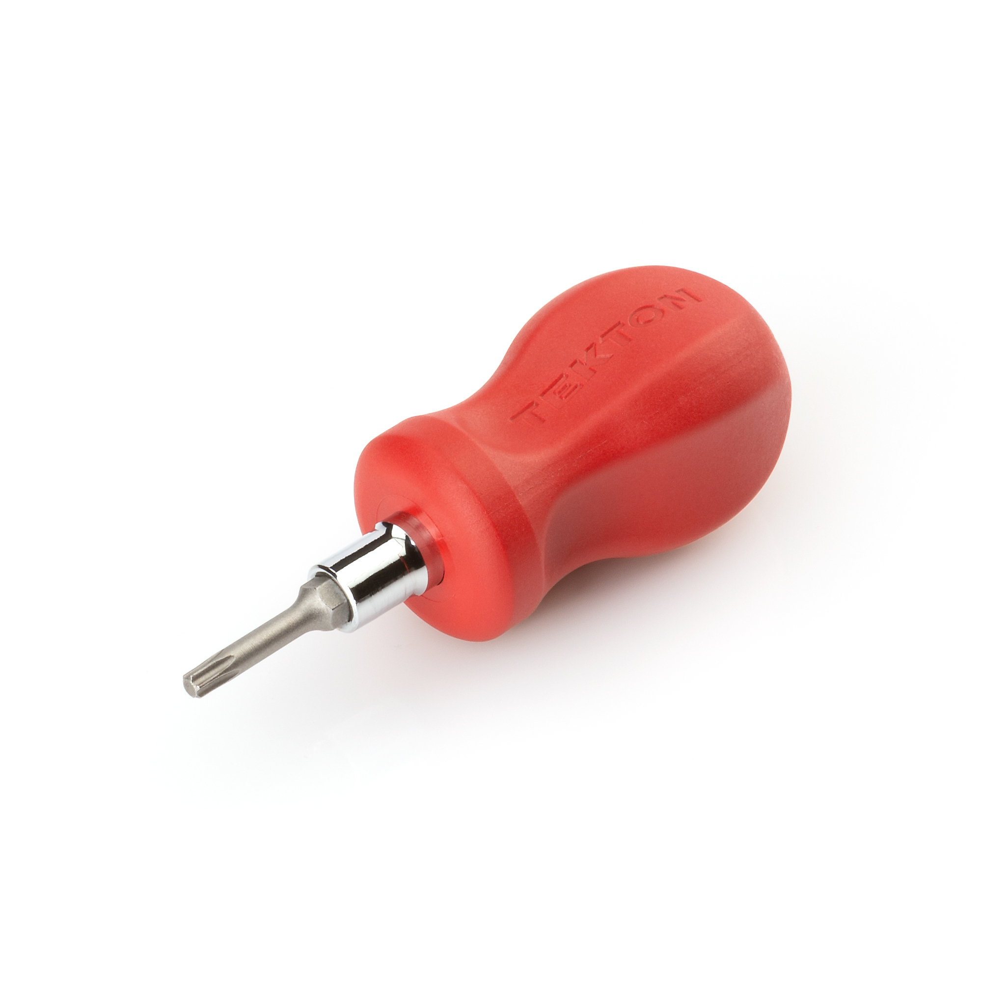 TEKTON 3-in-1 Stubby Torx Driver (T15 x T20, Red) | DMT17004